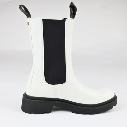 Дамски Боти, Бял Guess Roberto Fashion Store Sneakers FL7L0RELE100FWHI40 40 Бял