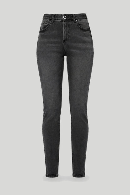 Дамски дънки тип "Slim Fit" в класическо черно с избелял ефект Medicine Roberto Fashion Store Jeans RS26SJD011-90J-36 36
