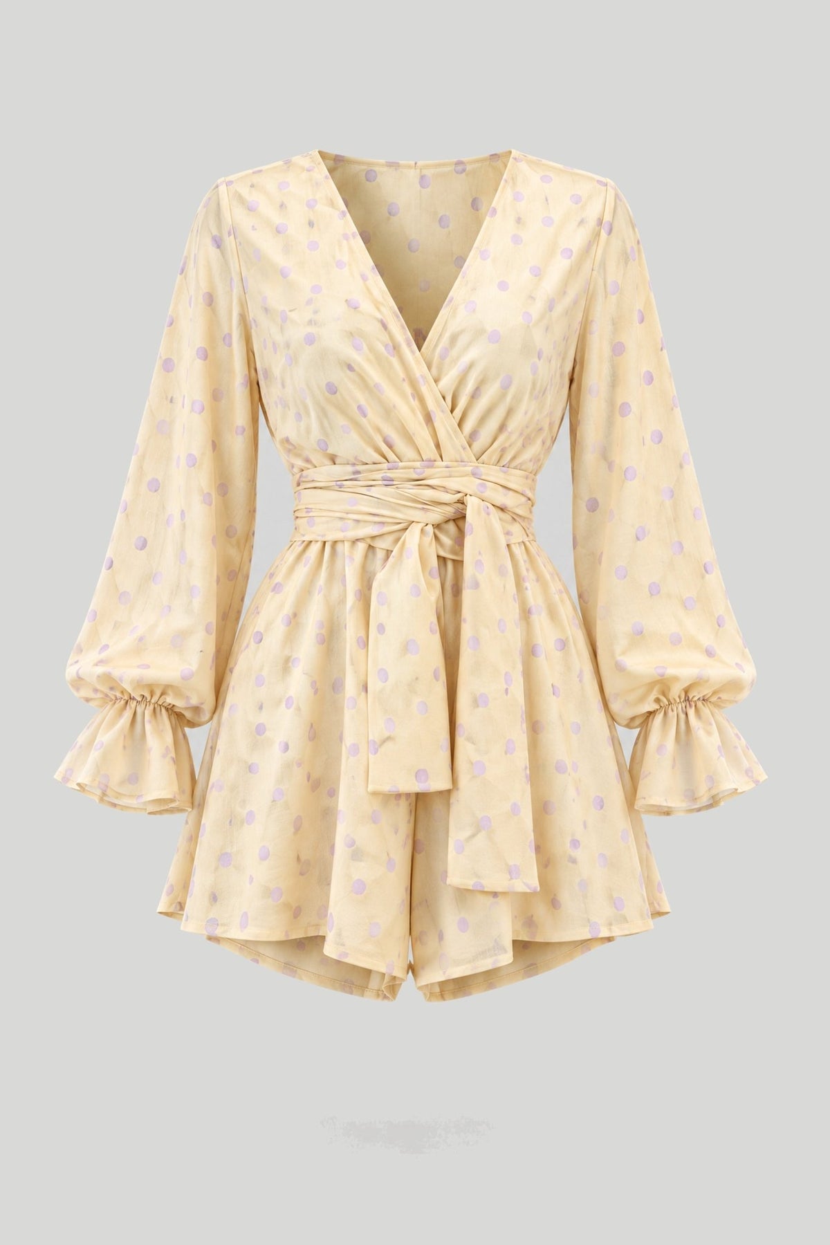 Дамски гащеризон SINTRA в розови точки - елегантен летен модел LaBalancia Roberto Fashion Store Jumpsuit 5907378521210 XS/S