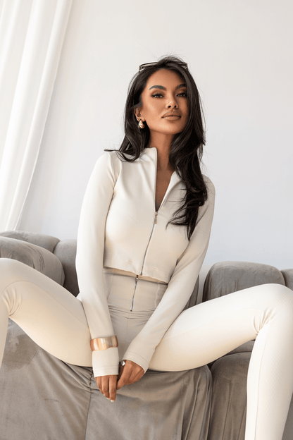 Дамски комплект DUVE - Домашен/Спортен, Марка DUVE, Беж LaBalancia Roberto Fashion Store T-shirt 5907378520916 M/L