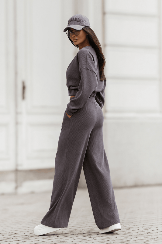 Damen-Set MEGGI – graphitfarbenes LaBalancia Roberto Fashion Store Set 5907378523474 XS/S