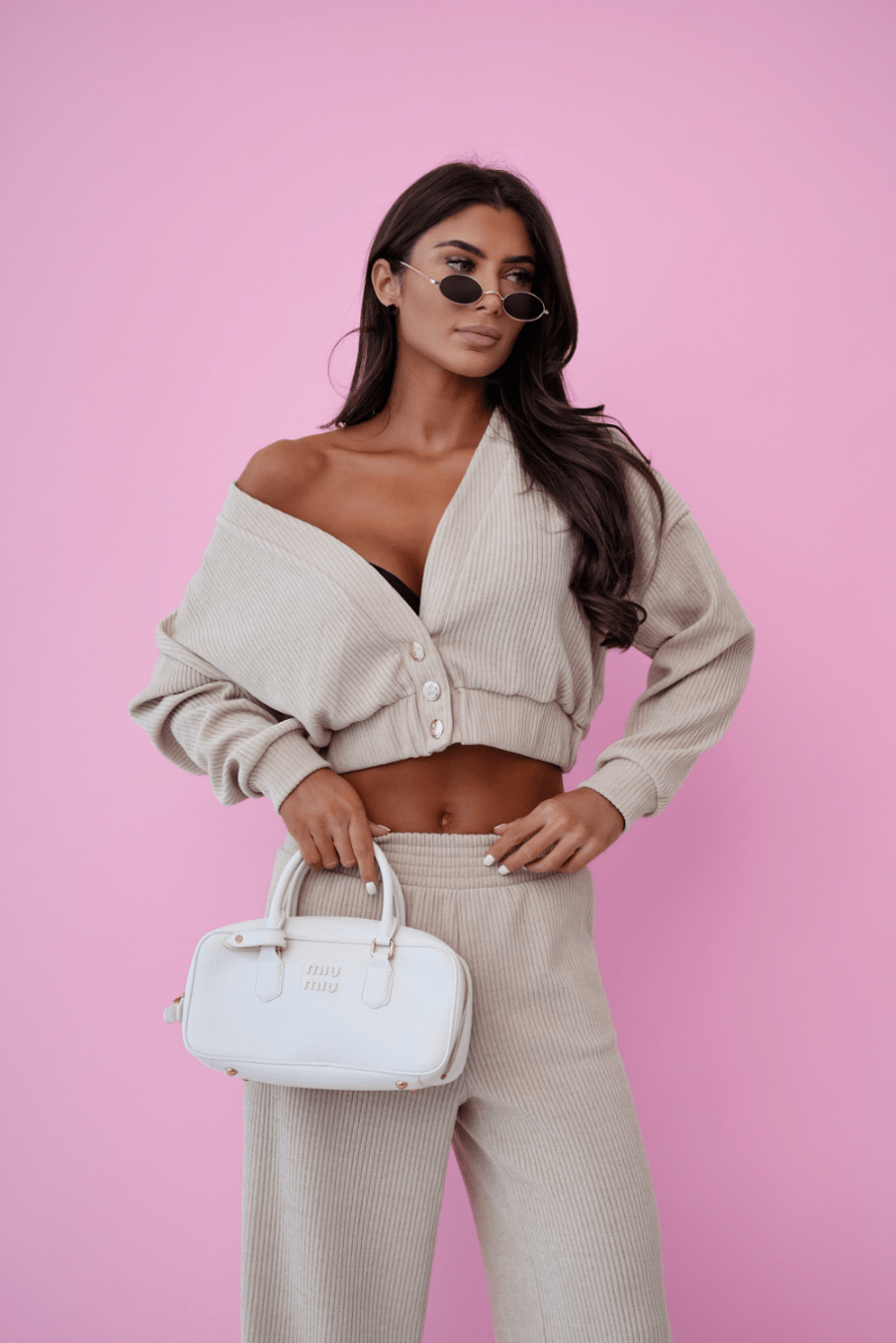 Дамски комплект MEGGI шушлек (шарено) - Беж LaBalancia Roberto Fashion Store Set 5907378520398 M/L