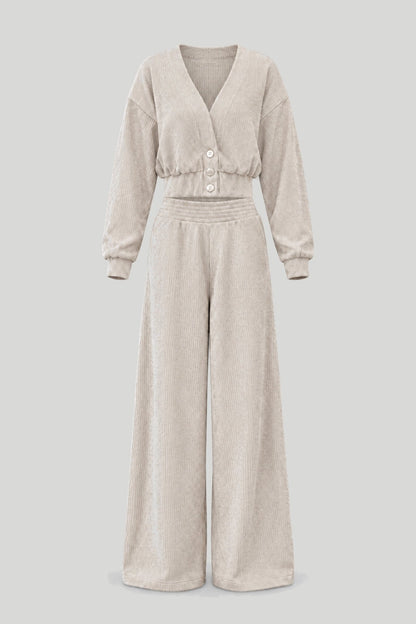 Дамски комплект MEGGI шушлек (шарено) - Беж LaBalancia Roberto Fashion Store Set 5907378520381 XS/S