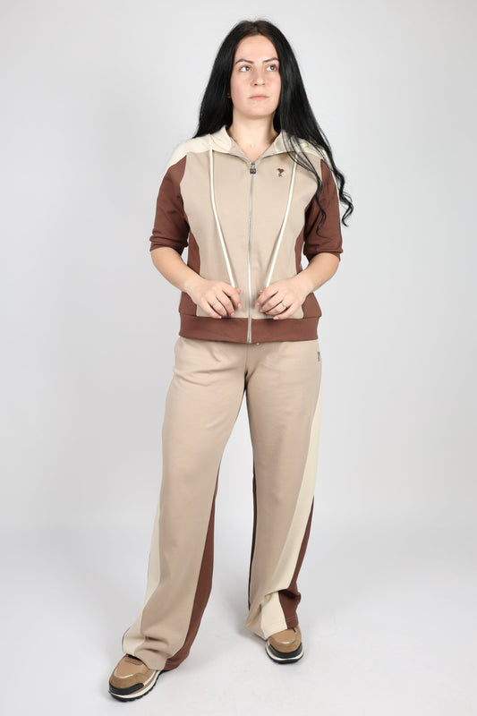 Дамски Комплект от 2 части, Бежов Roberto Fashion Store Set RBRF2403SOCUTE36 Beige 36 EU