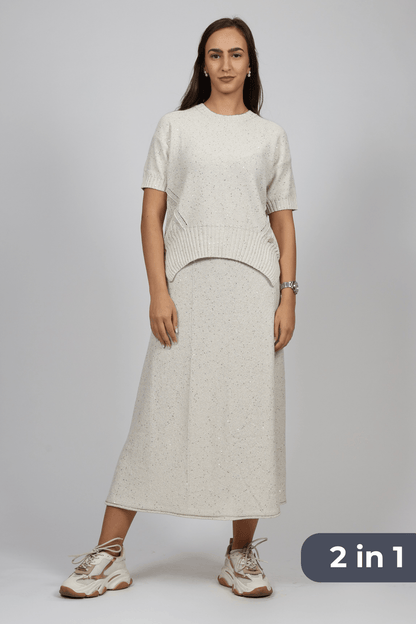 Women's 2-piece set, Beige