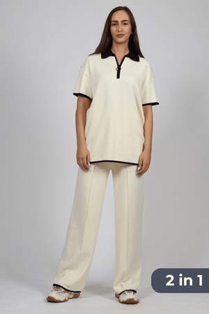 Damesset van 2 delen, Beige