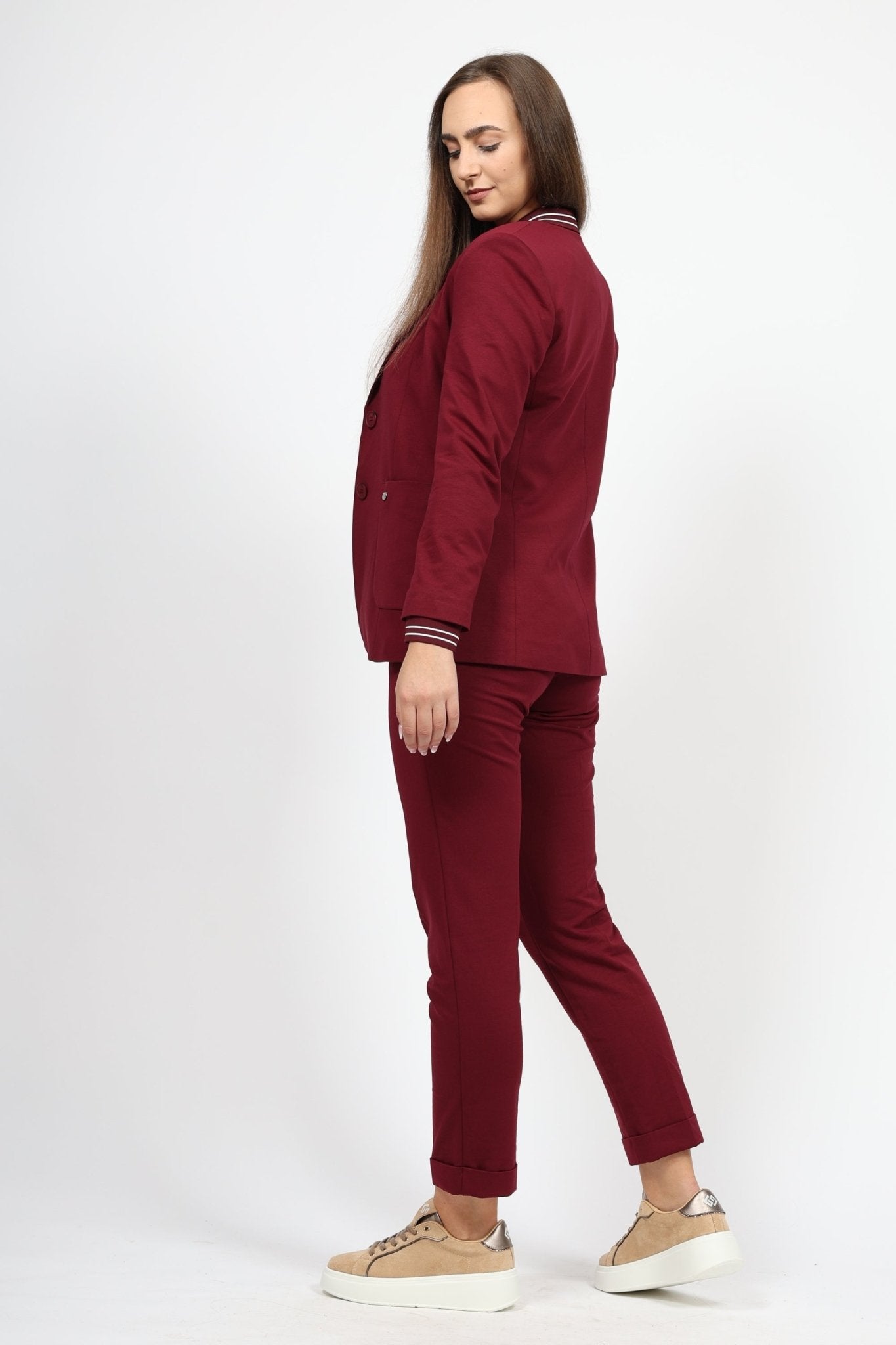 Women's 2-piece set, Bordeaux