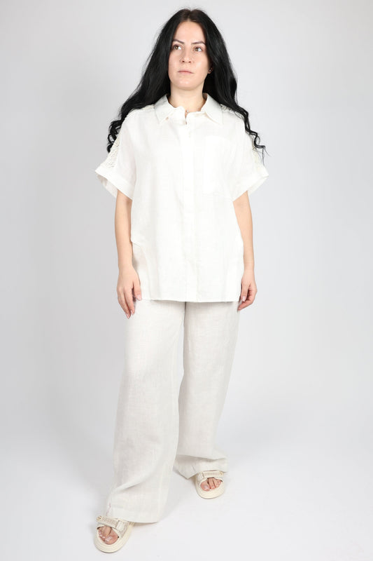 Дамски Комплект от 2 части, Бял Roberto Fashion Store Set RBRF2203STWHLNN40 White 40 EU