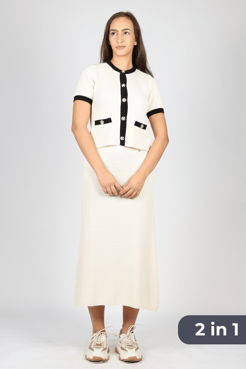 Women's 2-piece set, White