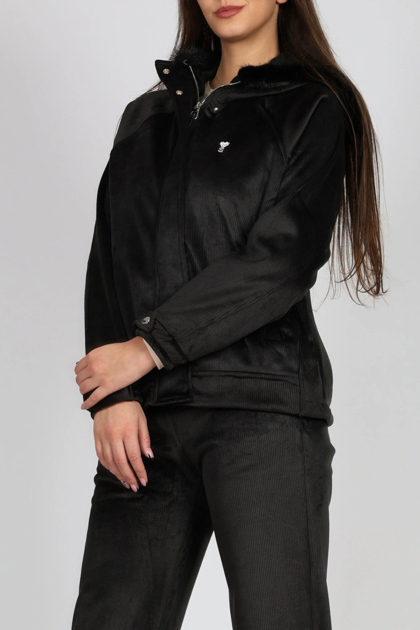 Дамски Комплект от 2 Части, Черен So Cute Roberto Fashion Store One piece SOC0612SETBLK2PCS S