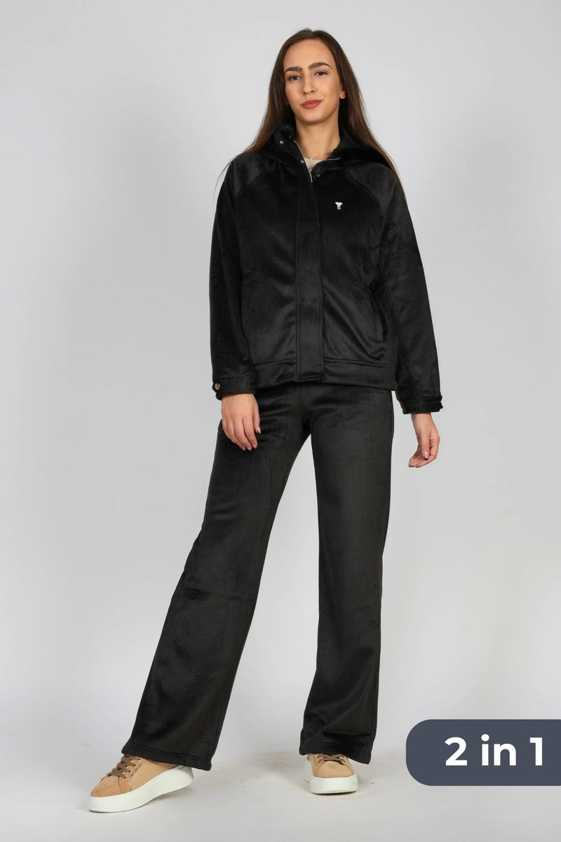 Women's 2-Piece Set, Black 