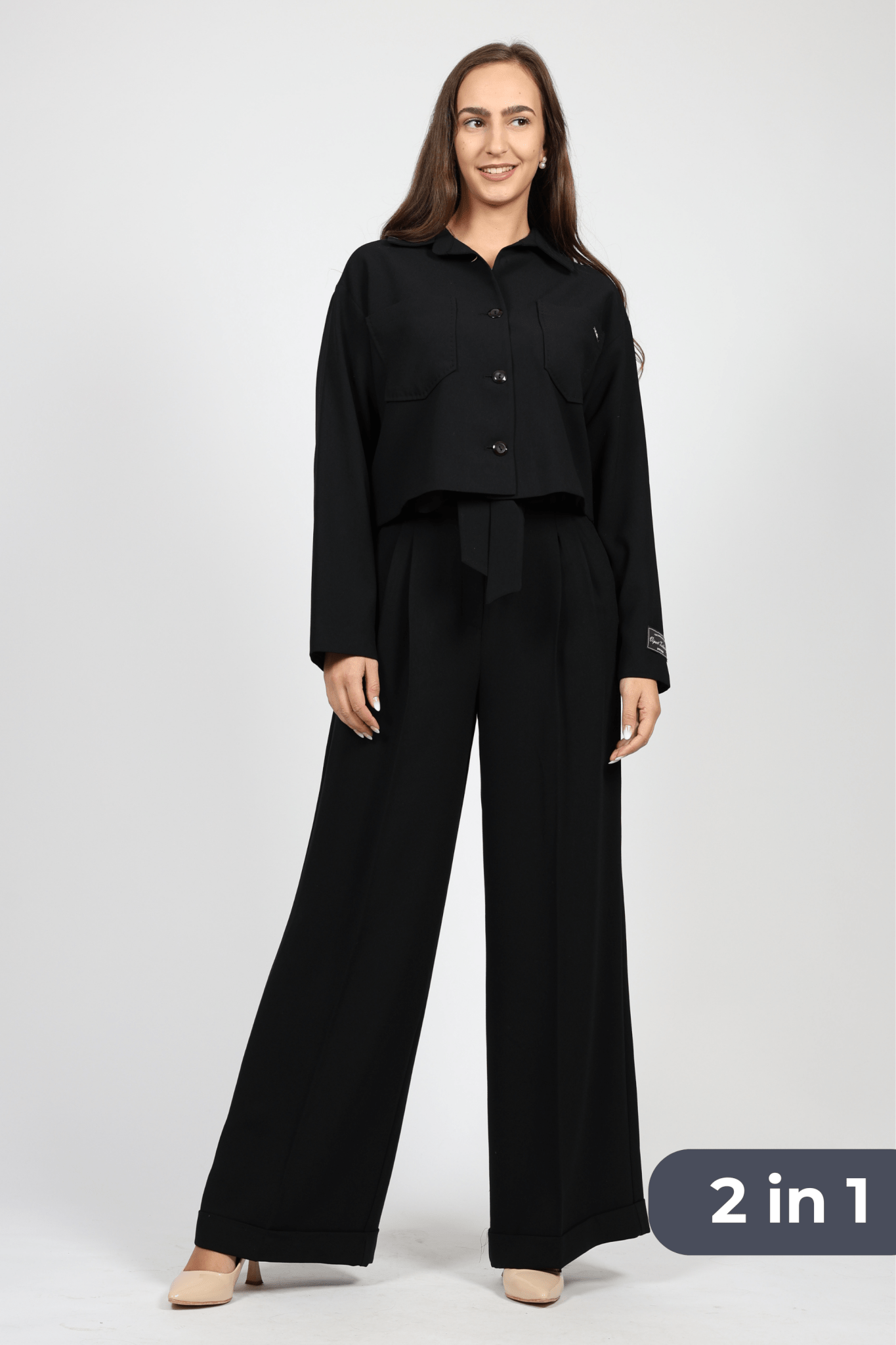 Women's 2-piece set, Black