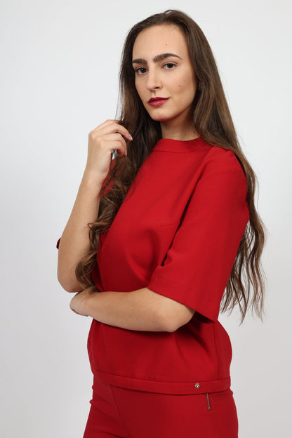 Дамски Комплект от 2 части, Червен VIPART Roberto Fashion Store One piece VIP0111SETREDTRK36 36 Червен