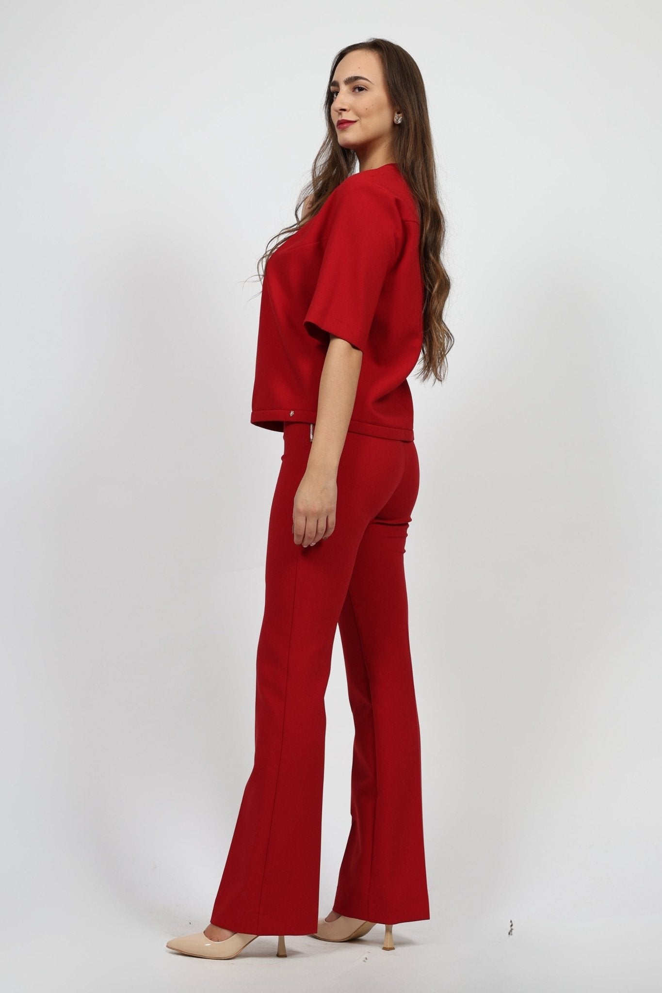 Дамски Комплект от 2 части, Червен VIPART Roberto Fashion Store One piece VIP0111SETREDTRK36 36 Червен