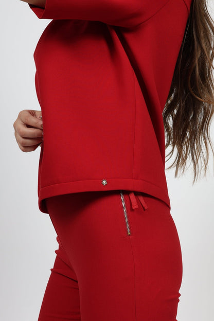 Дамски Комплект от 2 части, Червен VIPART Roberto Fashion Store One piece VIP0111SETREDTRK36 36 Червен