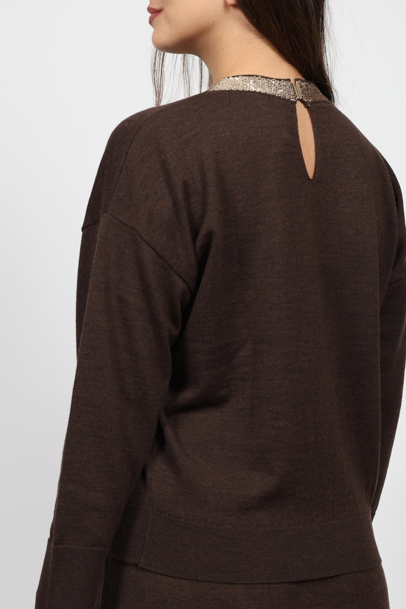 Дамски Комплект от 2 части, Кафяв Serianno Collection S Roberto Fashion Store Set SER1411SETBRWSEQS S Кафяв