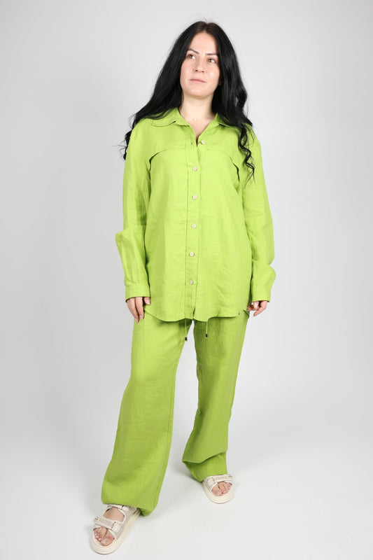 Дамски Комплект от 2 части, Зелен Roberto Fashion Store Set RBRF2203GRNSTLNN36 Green 36