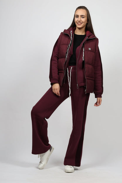 Women's 3-piece set, Bordeaux