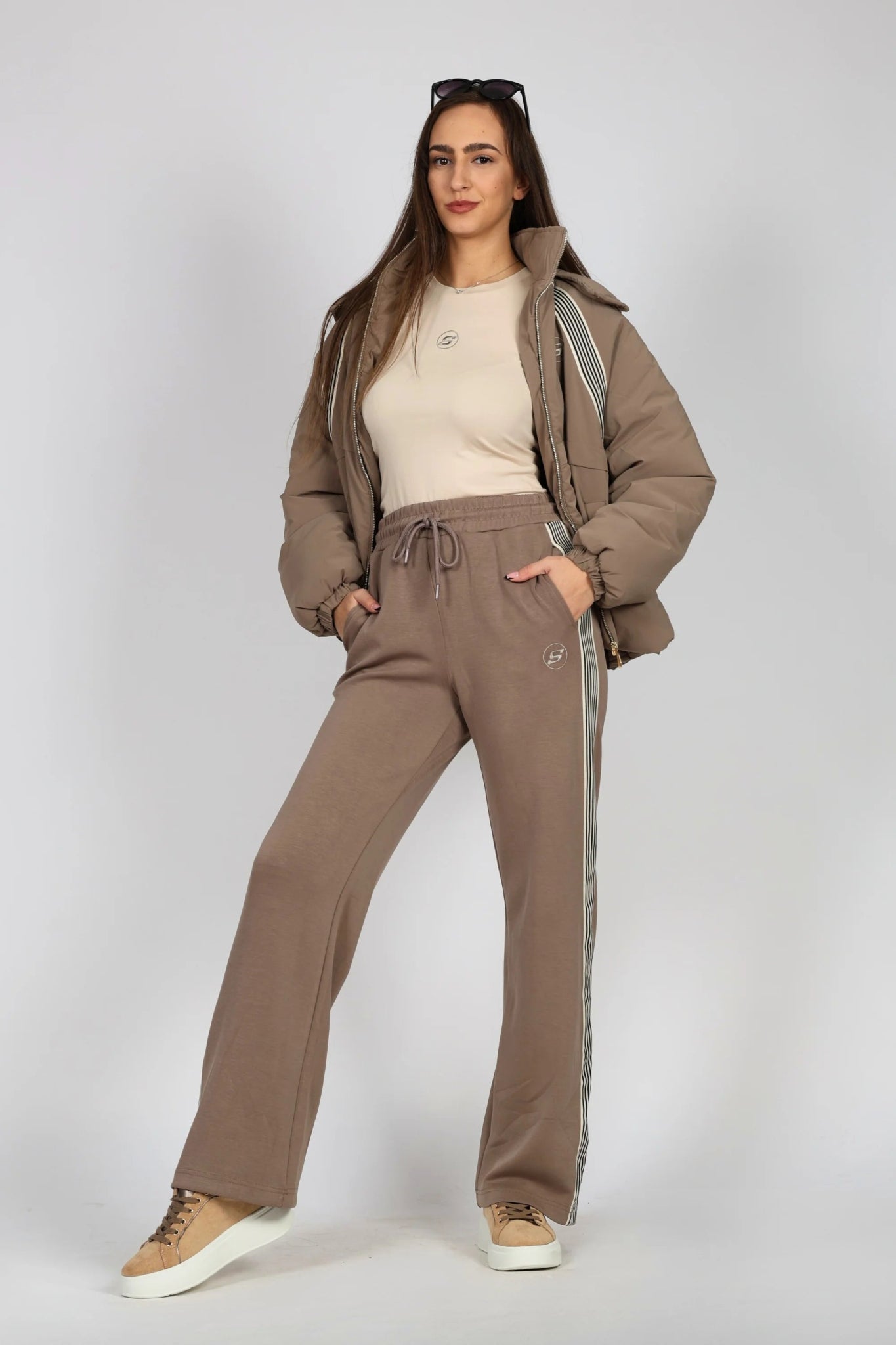 Дамски Комплект от 3 Части, Кафяв So Cute Roberto Fashion Store One piece SOC0512SETBRO3PCS S