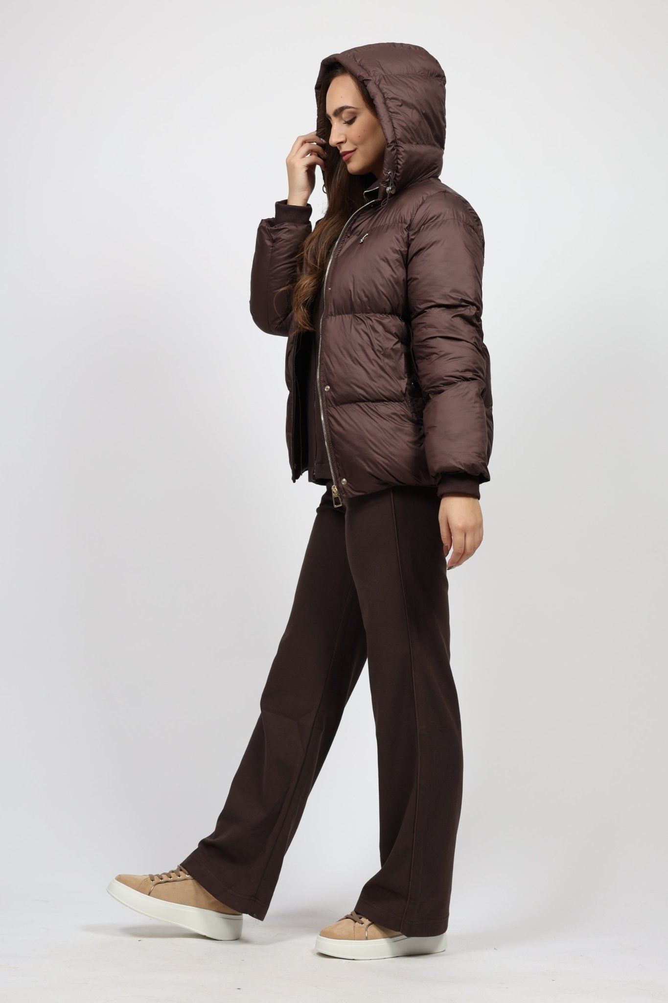 Дамски Комплект от 3 части, Кафяв So Cute Roberto Fashion Store Sweater SOC1411SETBRWJCKS S Кафяв