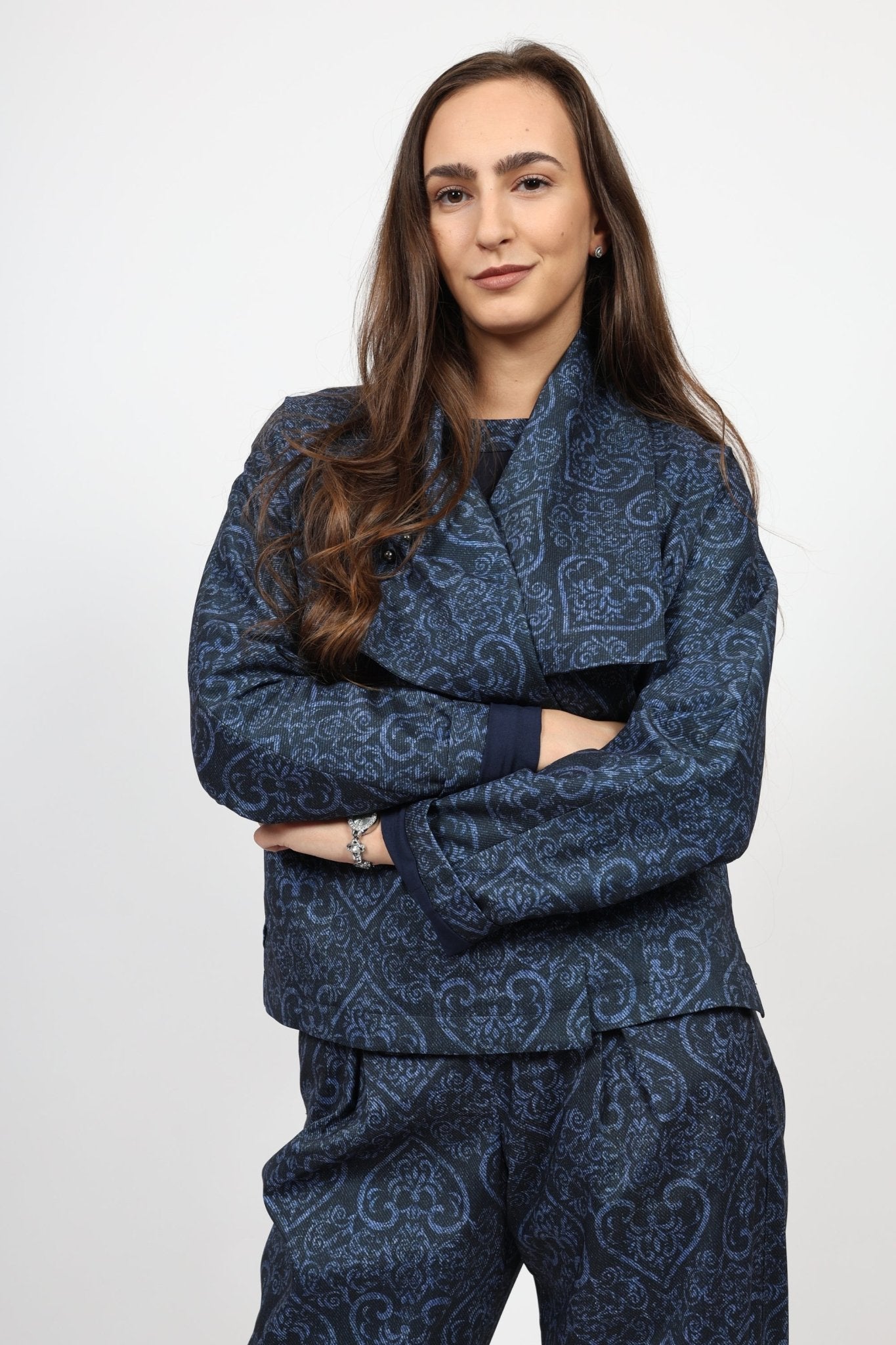 Дамски Комплект от 3 части, Син La Sagrada Roberto Fashion Store Set LSG0311SETBLUHRT38 38 Син