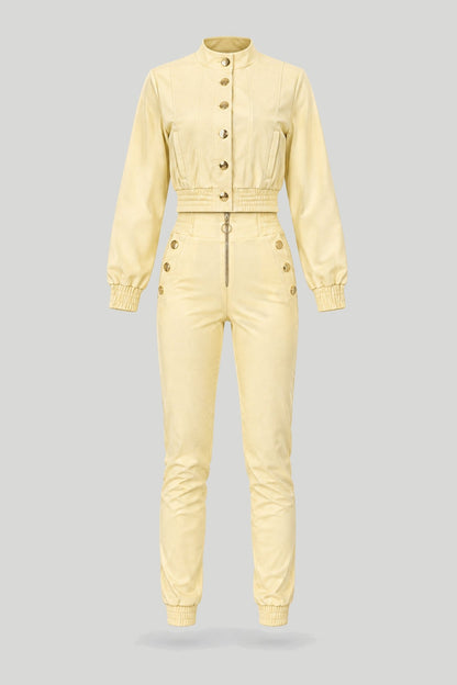 Дамски Комплект Premium Excellence в жълто - Стил и комфорт за всякакви поводи LaBalancia Roberto Fashion Store Set 5907378519194 XS/S
