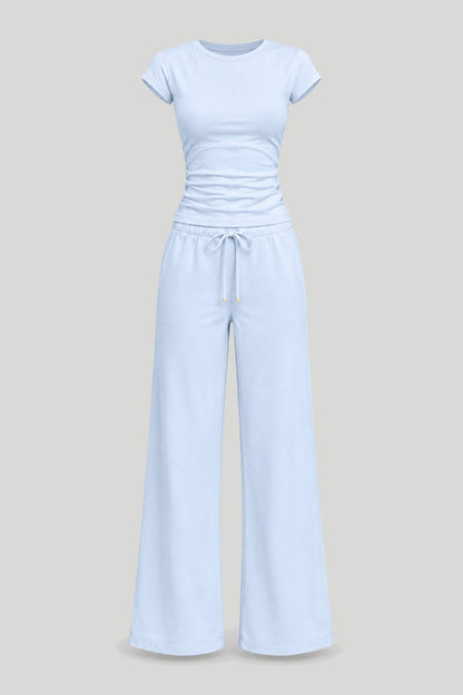Дамски комплект SHIRA - Облекло, Бранд SHIRA, Светлосиньо LaBalancia Roberto Fashion Store Set 5907378521753 XS/S