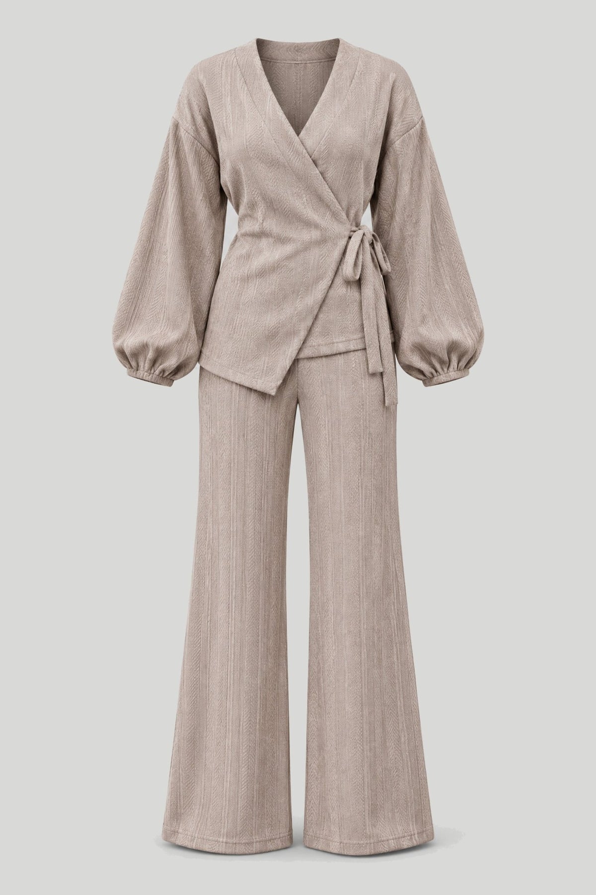 Дамски комплект SIENNA с пуловер - бежов LaBalancia Roberto Fashion Store Set 5907378527748 XS/S