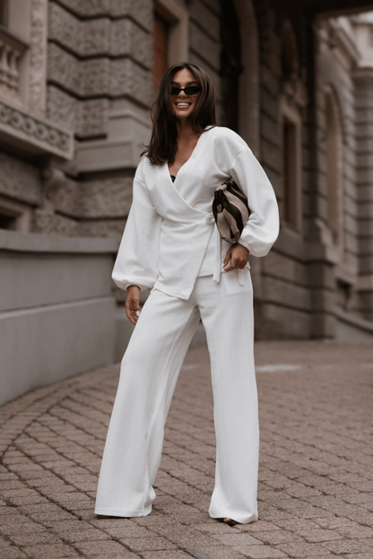 Дамски комплект SIENNA с пуловер в екрю LaBalancia Roberto Fashion Store Set 5907378527762 XS/S