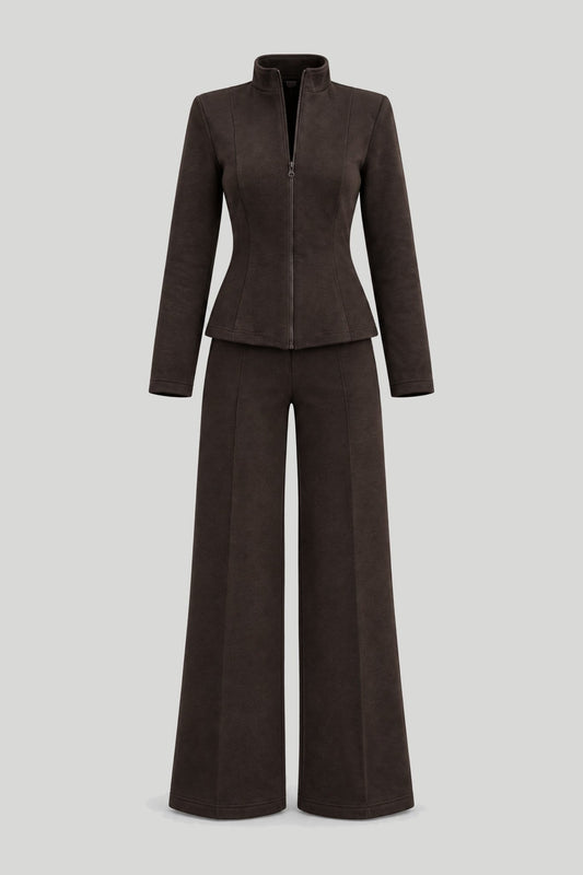 TOKYO women's set, brown, stylish model for everyday wear – снимка на продукта