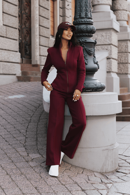 Дамски комплект TOKYO в цвят бордо с модерен дизайн LaBalancia Roberto Fashion Store One piece 5907378527410 M