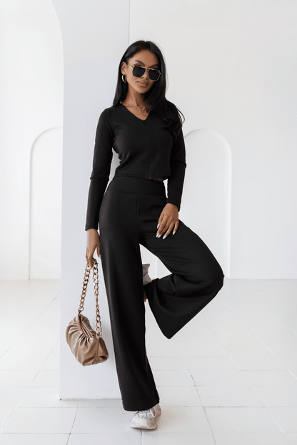 Дамски Комплект WILLOW - Облекло, Бранд WILLOW, Черен LaBalancia Roberto Fashion Store Set 5907378520725 XS/S