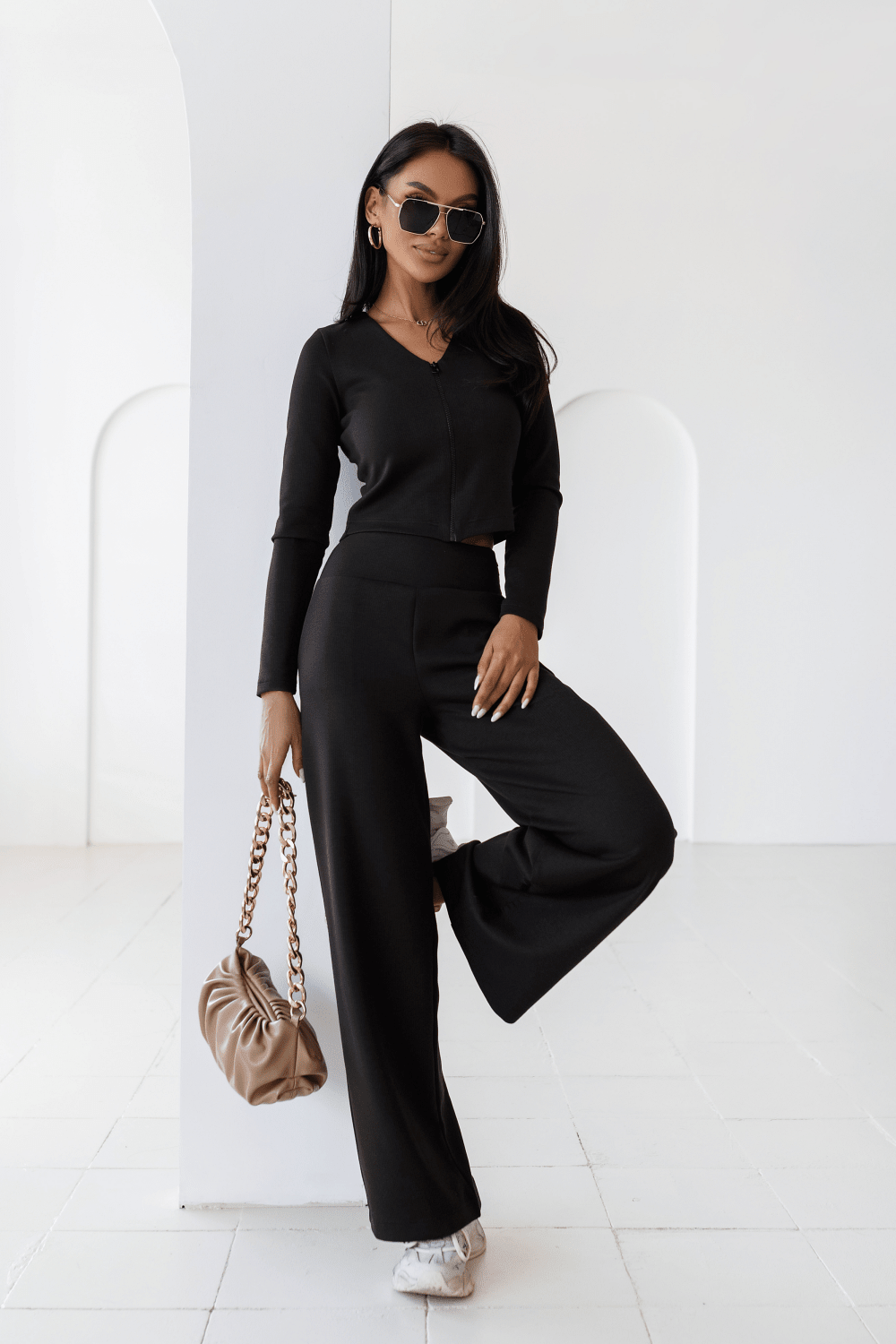 Дамски Комплект WILLOW - Облекло, Бранд WILLOW, Черен LaBalancia Roberto Fashion Store Set 5907378520718 M/L