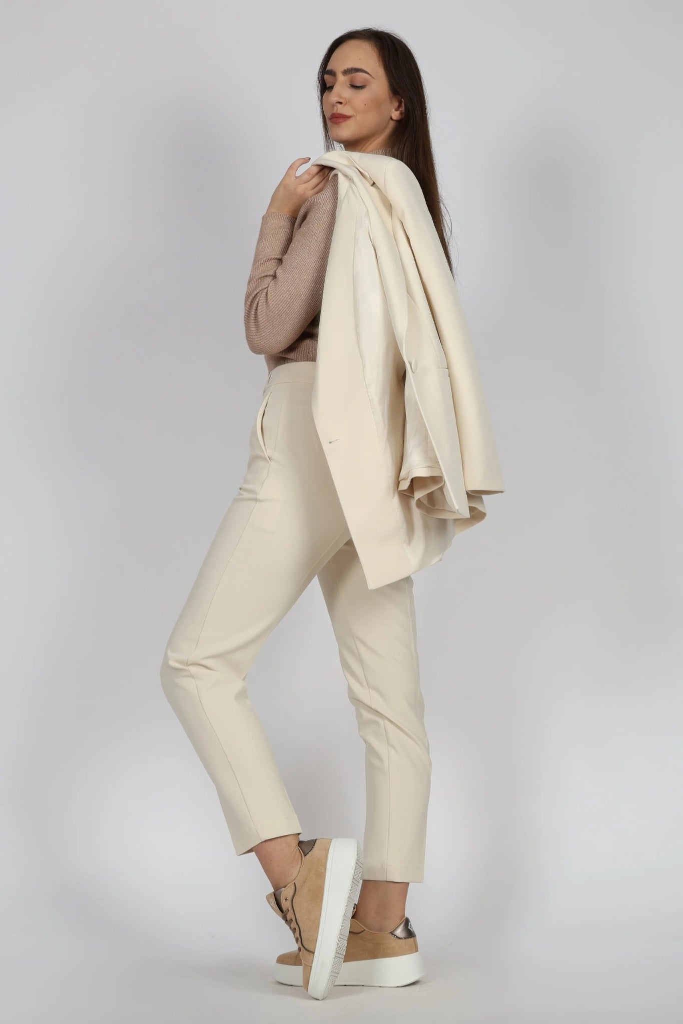 Дамски Костюм от 2 части, Екрю Setre Roberto Fashion Store One piece STR0612SUIBEI2PCS S