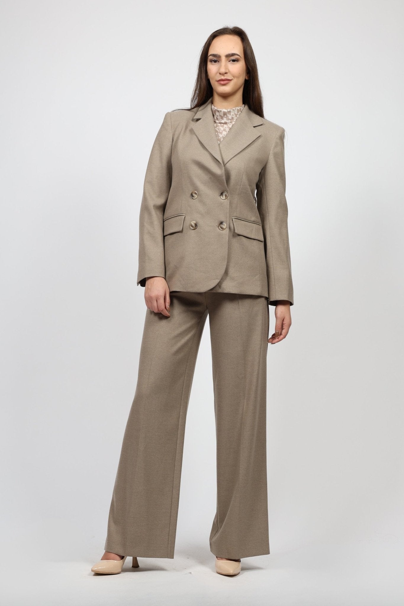 Дамски Костюм от 2 части, Пясък Roberto Fashion Roberto Fashion Store Set LSW1711SUISNDTRKXS XS