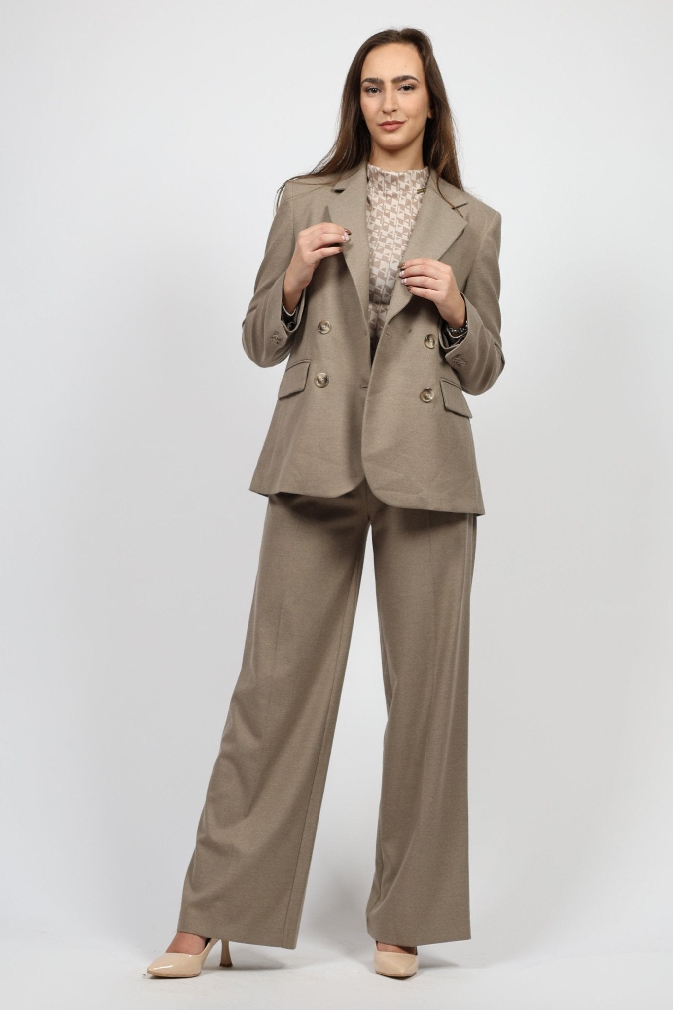 Дамски Костюм от 2 части, Пясък Roberto Fashion Roberto Fashion Store Set LSW1711SUISNDTRKXS XS