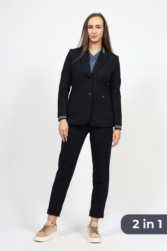 Women's 2-piece Suit, Blue