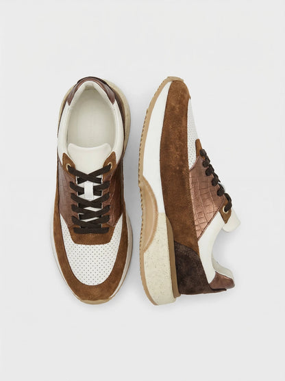 Дамски Кожени Спортни Сникърси, Кафяв Roberto Fashion Roberto Fashion Store Sneakers NUS0402SNEBROLEA37 37