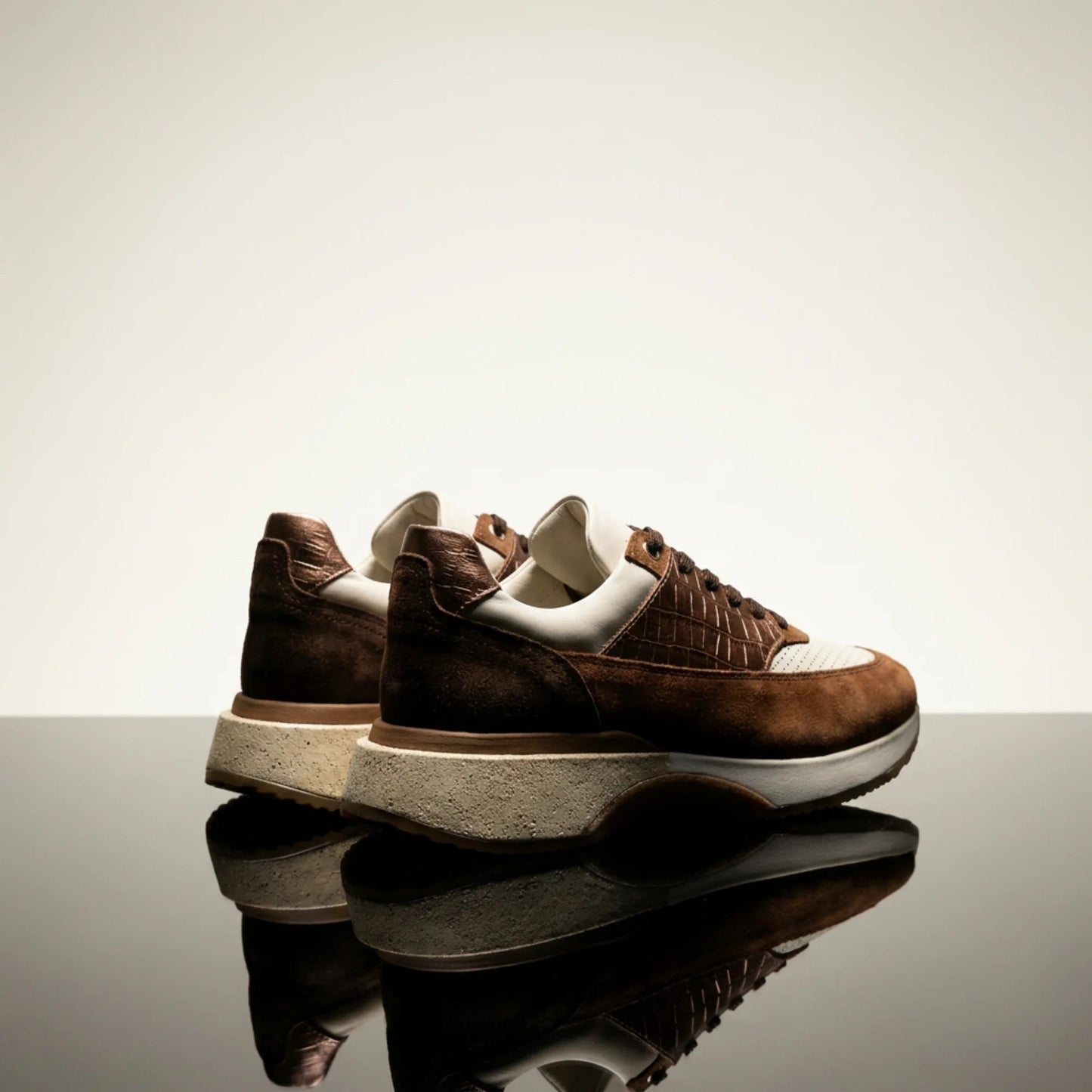 Дамски Кожени Спортни Сникърси, Кафяв Roberto&Co Roberto Fashion Store Sneakers NUS0402SNEBROLEA37 37