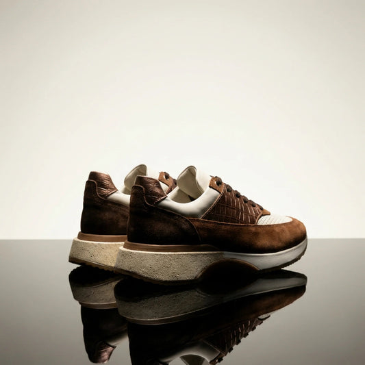Дамски Кожени Спортни Сникърси, Кафяв Roberto&Co Roberto Fashion Store Sneakers NUS0402SNEBROLEA37 37