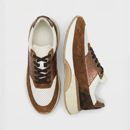 Дамски Кожени Спортни Сникърси, Кафяв Roberto&Co Roberto Fashion Store Sneakers NUS0402SNEBROLEA37 37