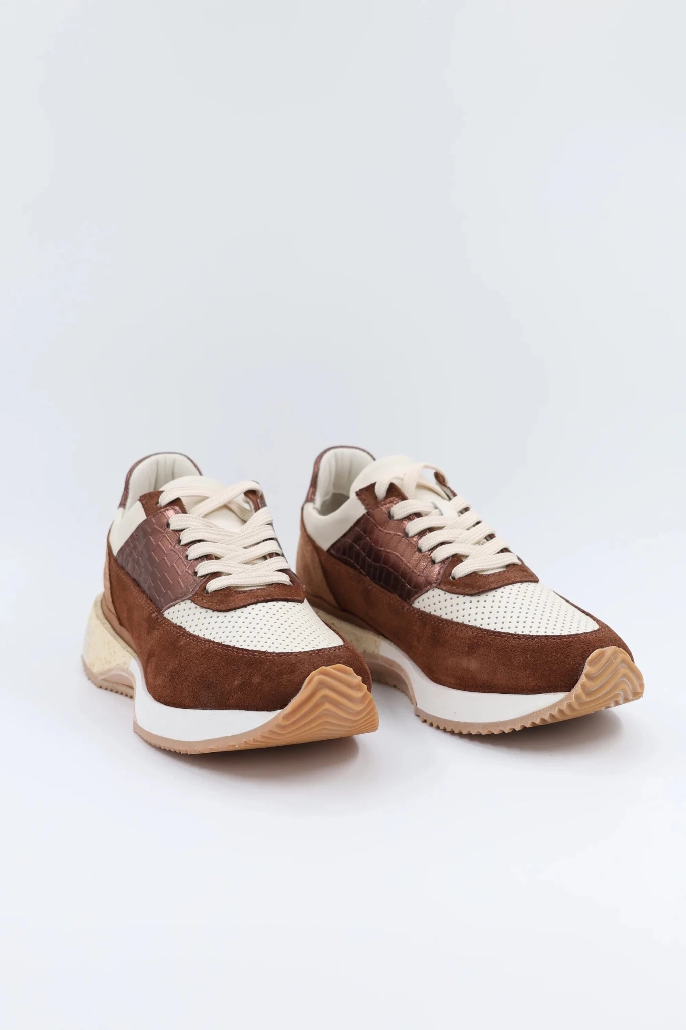 Дамски Кожени Спортни Сникърси, Кафяв Roberto&Co Roberto Fashion Store Sneakers NUS0402SNEBROLEA37 37