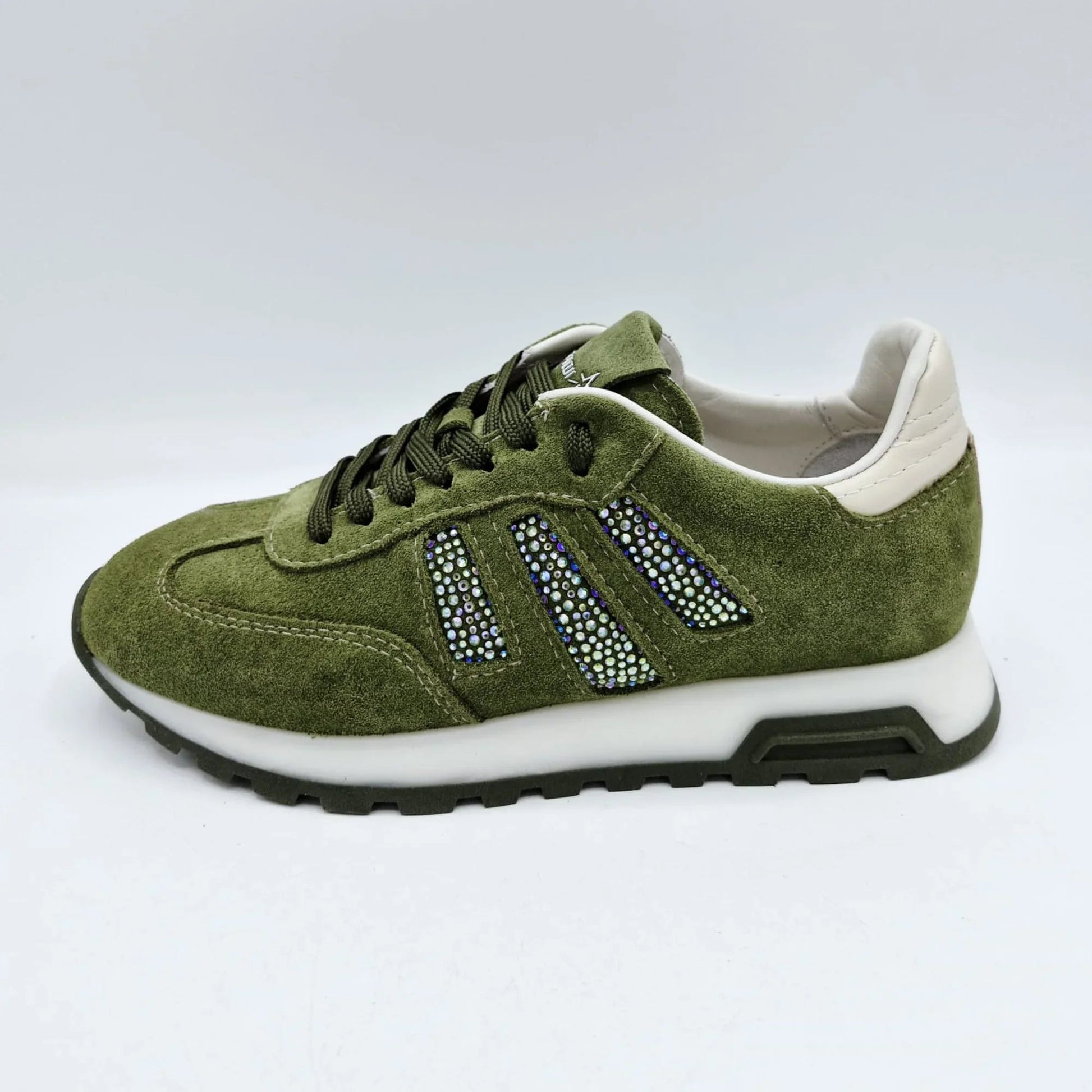 Дамски Кожени Спортни Сникърси, Зелен Roberto Fashion Roberto Fashion Store Sneakers NUS0402SNEGRESTO37 37