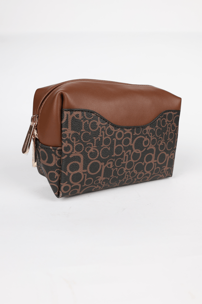 Дамски Несесер, Кафяв, Бял & Черен Roberto Fashion Store Bag RBR910B3514041 Brown