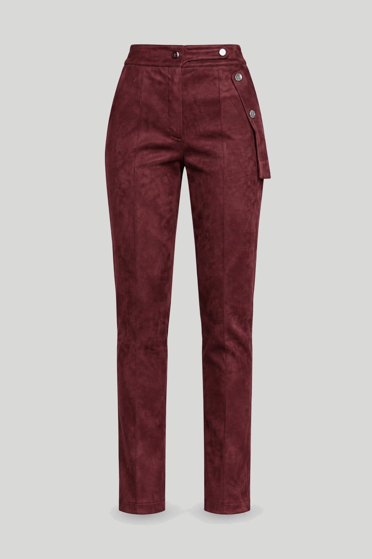 Дамски панталон цигаретка KIARA – елегантно бордо, 90 см LaBalancia Roberto Fashion Store Pants 5907378515707 S