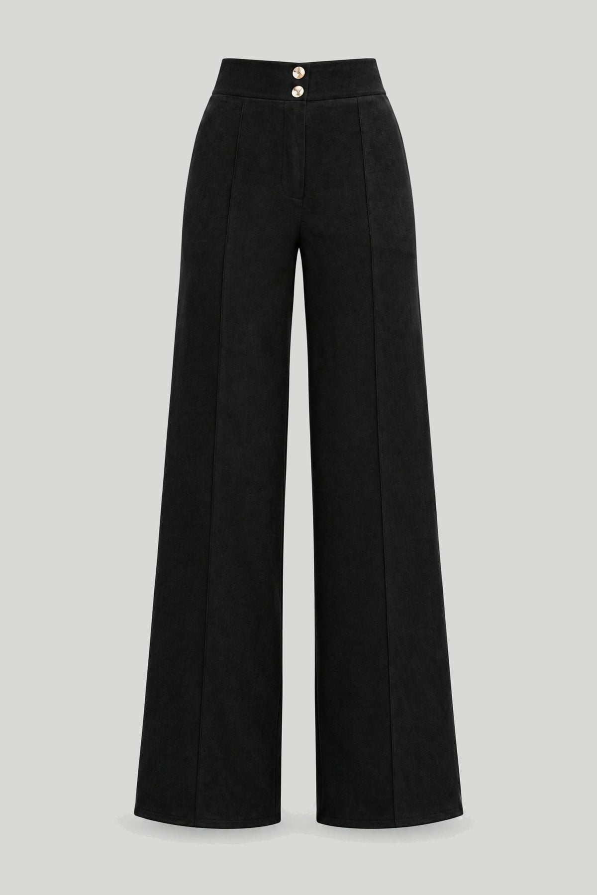 Дамски панталон FERN – Черен, 95% вискоза, еластичен, S–L LaBalancia Roberto Fashion Store Pants 5907378515837 S