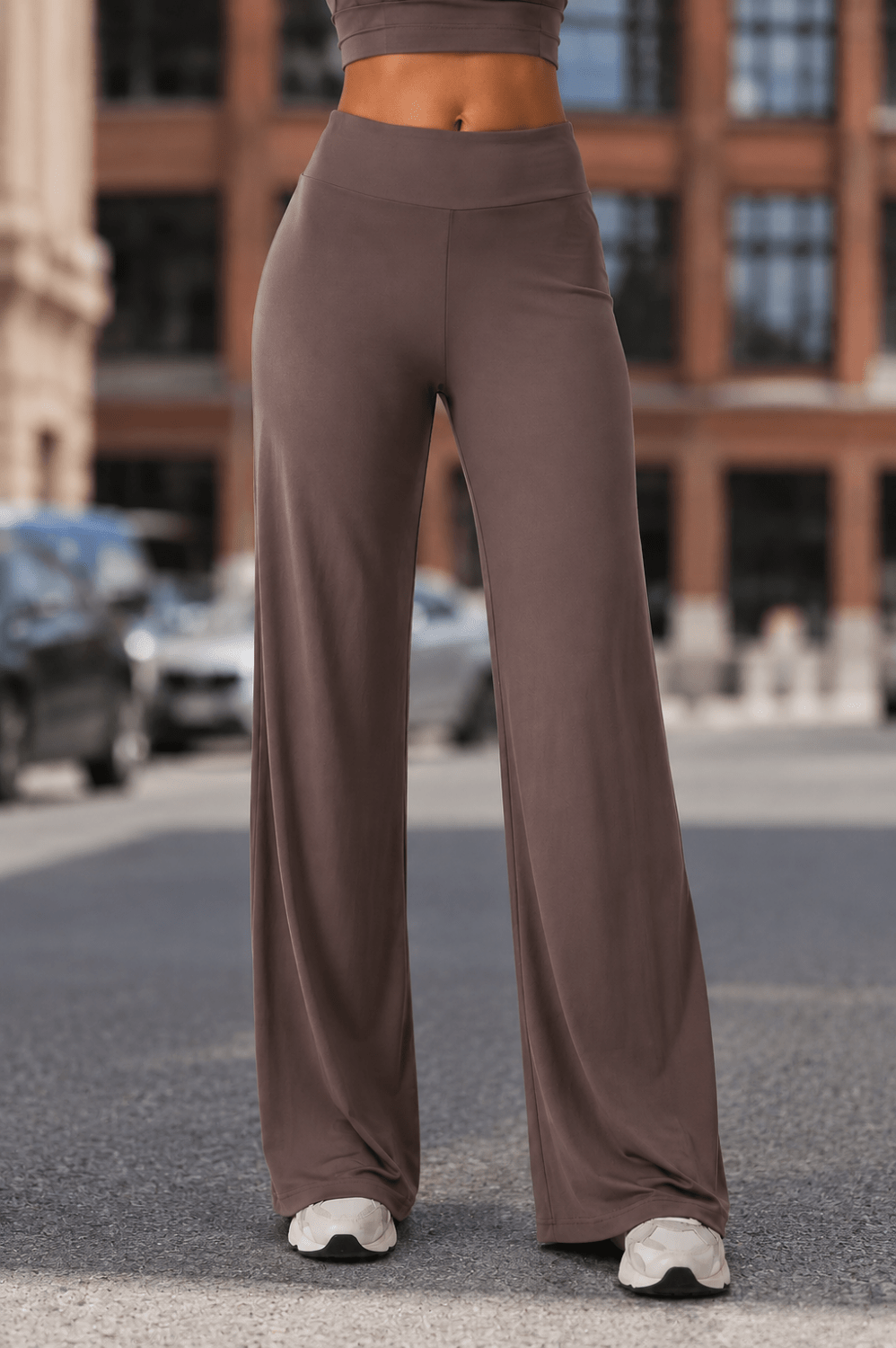 Pantaloni de damă pentru yoga YOGA Fango – negri, elastici, 95% vâscoză, 5% elastan LaBalancia Roberto Fashion Store One piece 5907378528257 XS/S