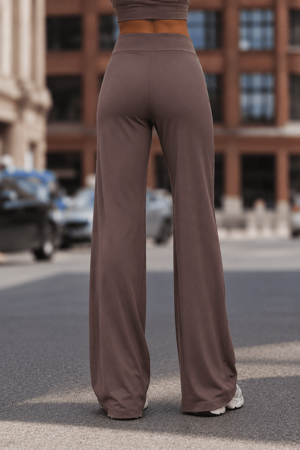 Pantaloni de damă pentru yoga YOGA Fango – negri, elastici, 95% vâscoză, 5% elastan LaBalancia Roberto Fashion Store One piece 5907378528257 XS/S