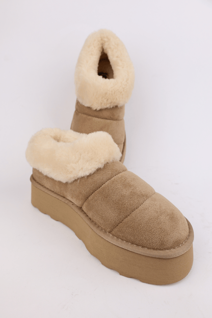 Дамски Пантофи, Бежов & Черен Roberto Fashion Store Slippers SLIP - BEG - 36 36 Beige