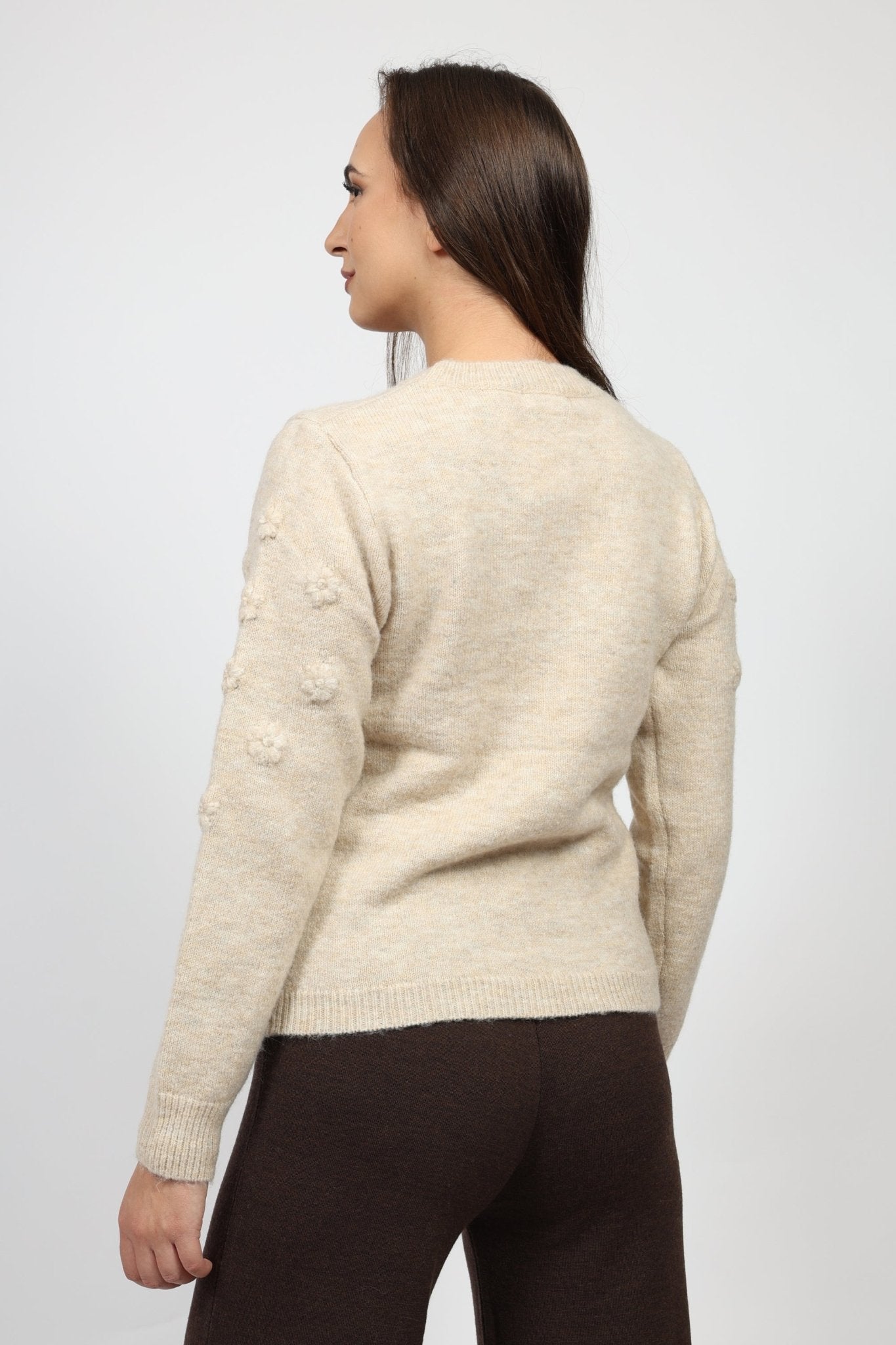 Дамски Пуловер, Бежов Andy & Lucy Paris Roberto Fashion Store Sweater ANL1311SWEBEIPLUSM S - M Бежов